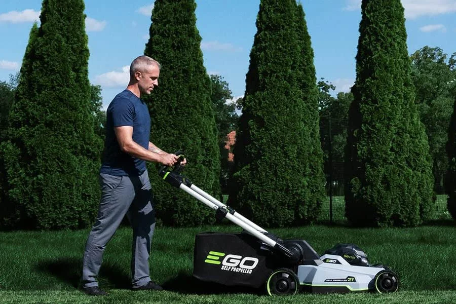 best electric self propelled lawn mower